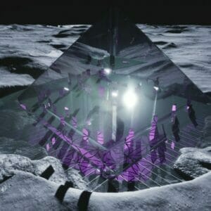 Artist concept of the Metaverse Version of the Lunar Museum